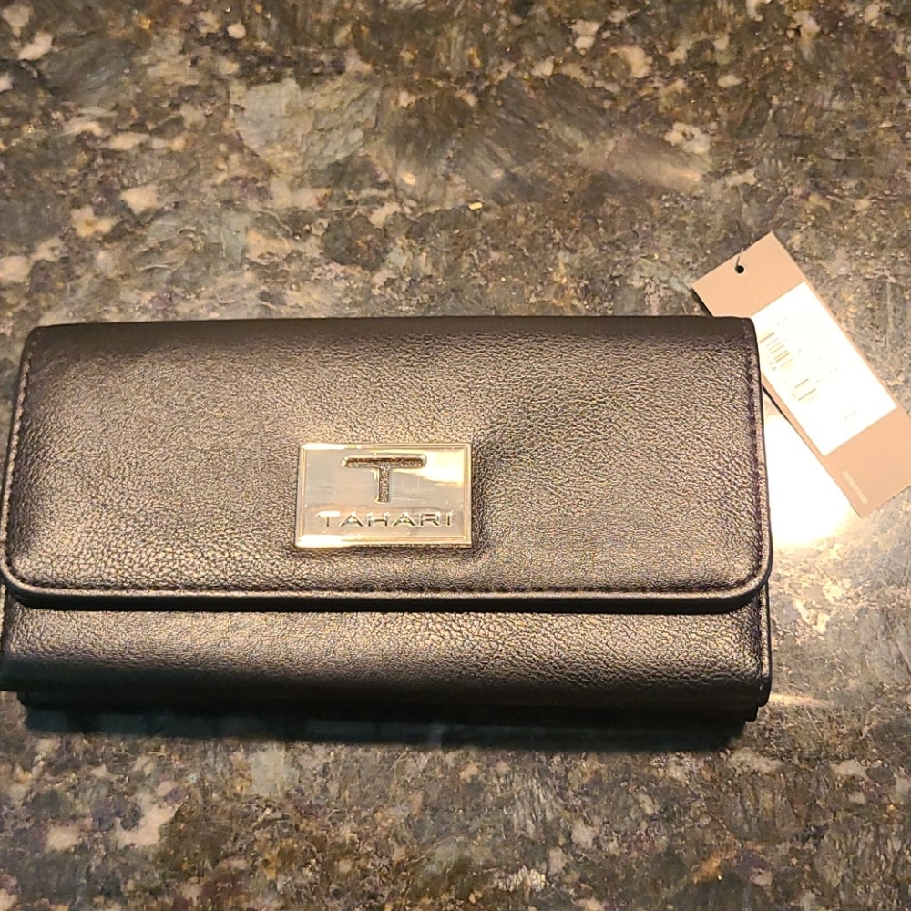 Tahari Black Wallet